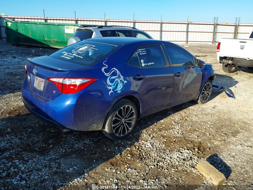 2014 TOYOTA COROLLA L/LE/LE PLS/PRM/S/S PLS - 2T1BURHEXEC038415