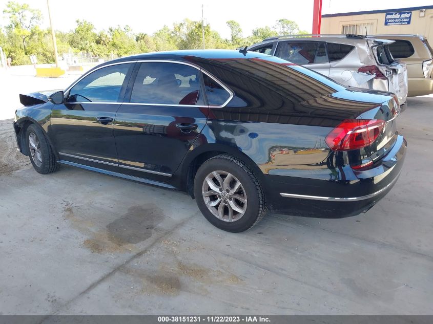 2017 VOLKSWAGEN PASSAT 1.8T S - 1VWAT7A39HC003600