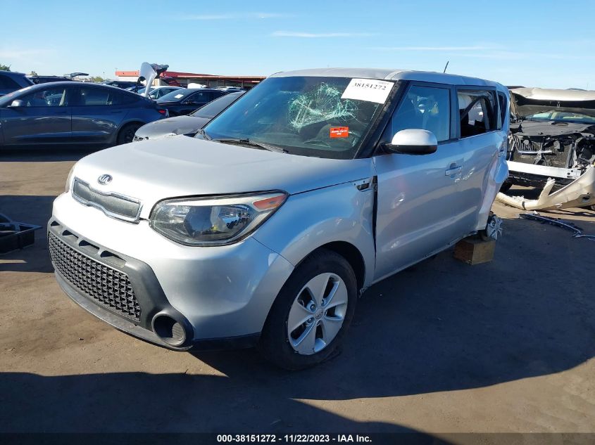 2015 KIA SOUL BASE - KNDJN2A27F7778846