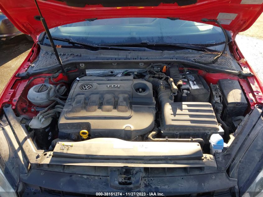 2015 VOLKSWAGEN GOLF TDI - 3VW2A7AU9FM022257