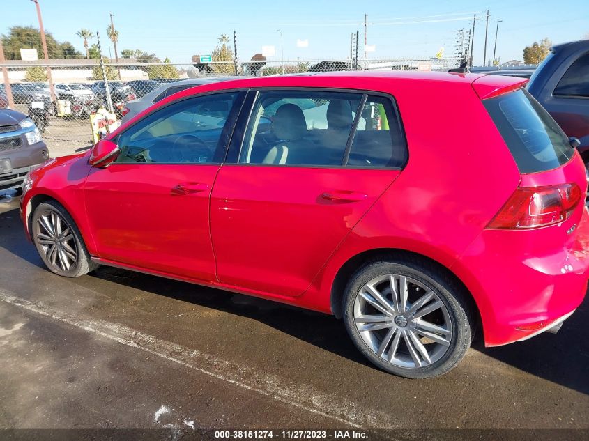 2015 VOLKSWAGEN GOLF TDI - 3VW2A7AU9FM022257