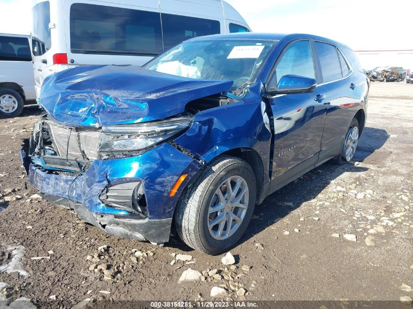 2022 CHEVROLET EQUINOX LT - 2GNAXUEVXN6108093