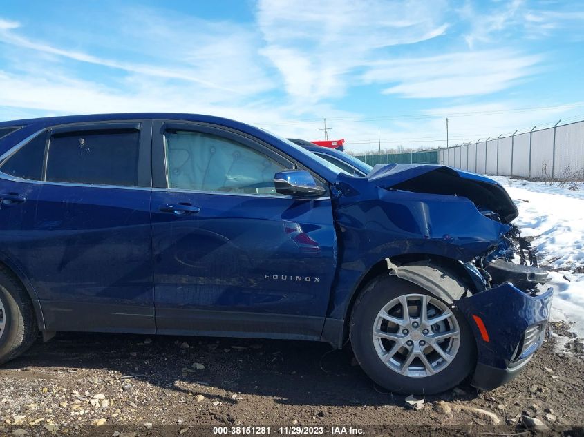 2022 CHEVROLET EQUINOX LT - 2GNAXUEVXN6108093