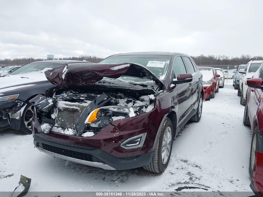 VIN 2FMPK4J95JBC54764 2018 FORD EDGE SEL