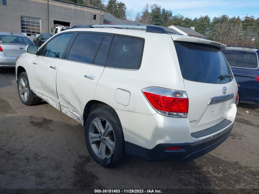 2013 TOYOTA HIGHLANDER LIMITED V6 - 5TDDK3EH2DS251357