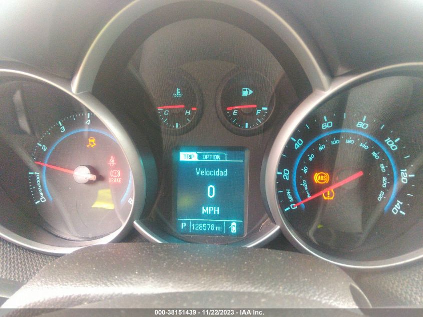 2014 CHEVROLET CRUZE 1LT AUTO - 1G1PC5SB6E7131359