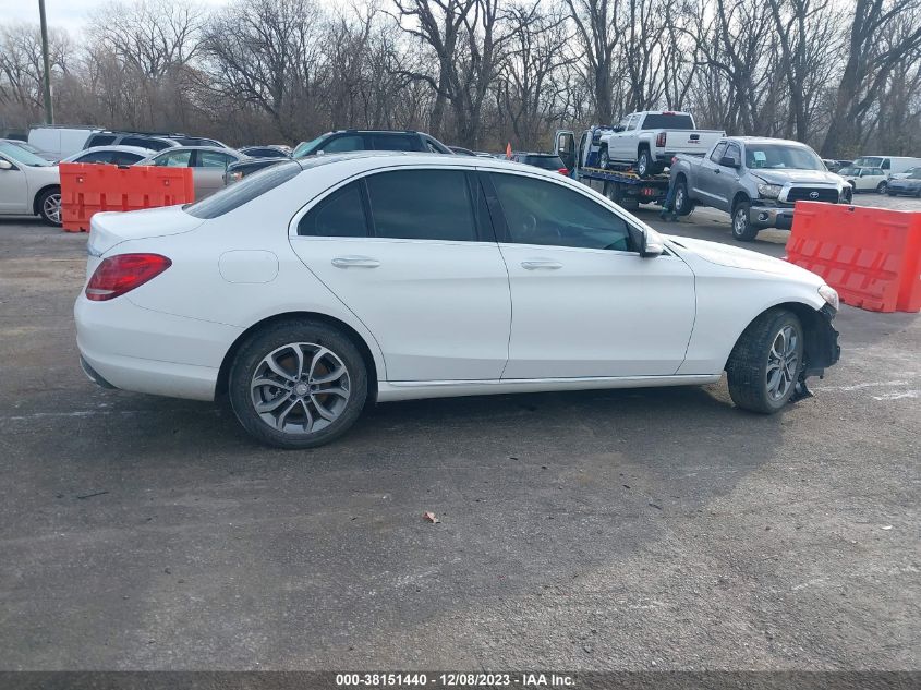 2015 MERCEDES-BENZ C-CLASS C 300 55SWF4KB3FU072043