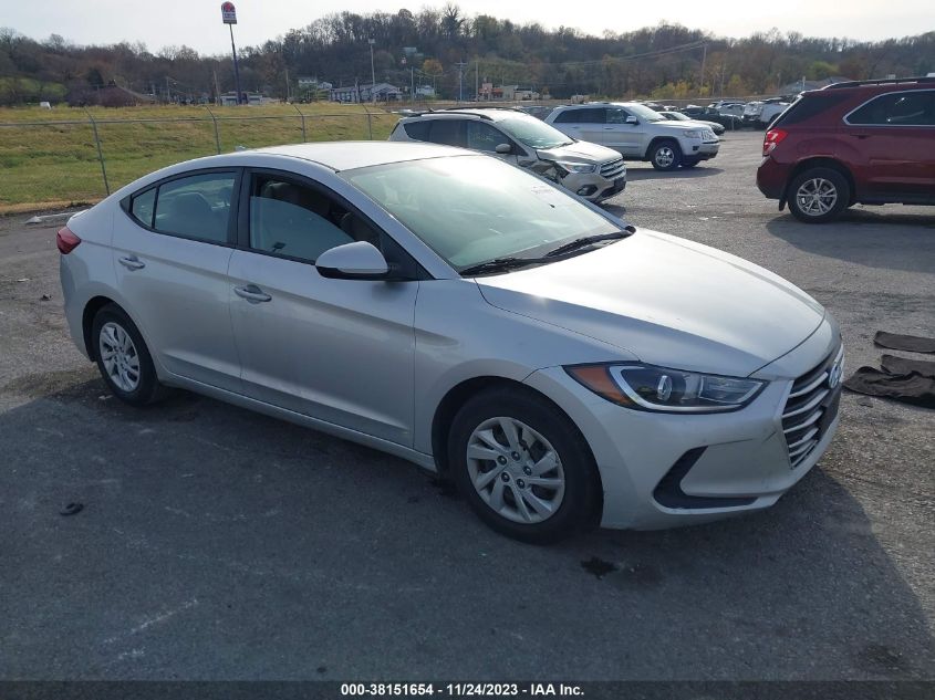 2017 HYUNDAI ELANTRA SE - 5NPD74LF0HH211878