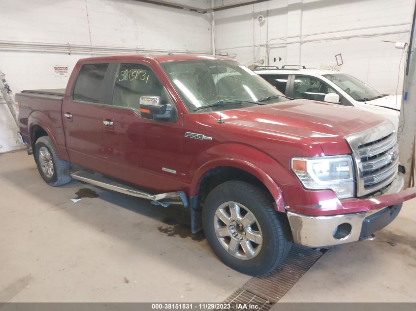 2013 FORD F-150 LARIAT - 1FTFW1ET1DFC57365