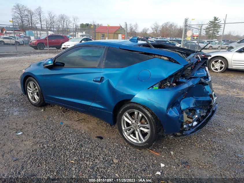 2013 HONDA CRZ EX JHMVF1C62DS001574