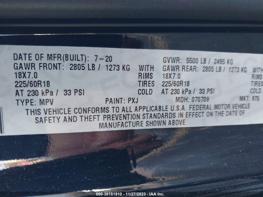 2020 JEEP CHEROKEE LIMITED 4X4 - 1C4PJMDX2LD630447