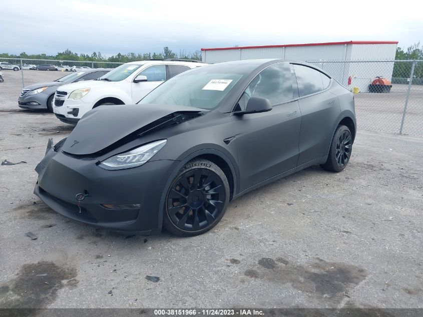 VIN 5YJYGDEE0MF278236 2021 TESLA MODEL Y