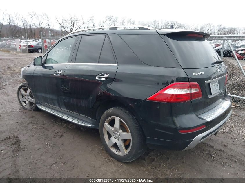 2015 MERCEDES-BENZ ML 400 4MATIC - 4JGDA5GBXFA532938