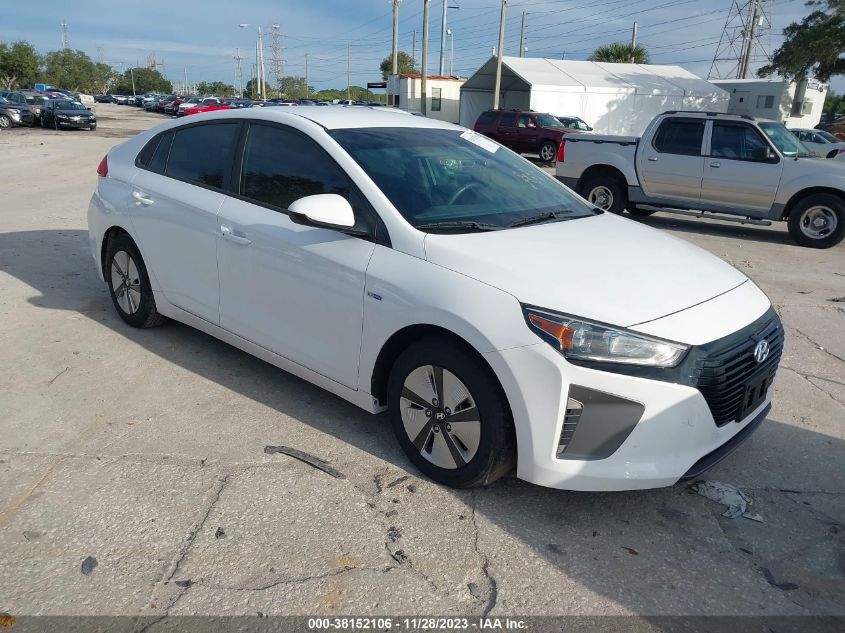 2018 HYUNDAI IONIQ HYBRID BLUE - KMHC65LC3JU064358