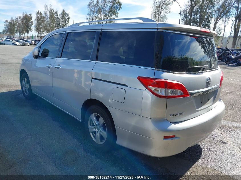 2016 NISSAN QUEST PLATINUM/S/SL/SV - JN8AE2KP5G9150711