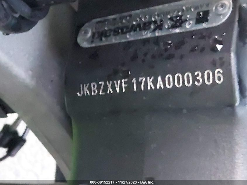 2019 KAWASAKI ZX1002 JKBZXVF17KA000306