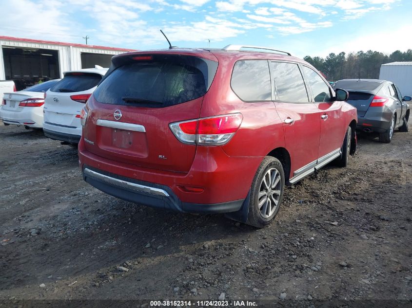 2013 NISSAN PATHFINDER S/SV/SL/PLATINUM - 5N1AR2MN3DC630428