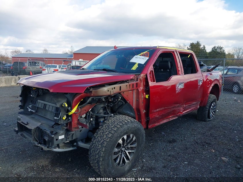 VIN 1FTFW1RG5KFA16578 2019 FORD F-150 RAPTOR