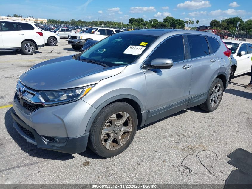 2018 HONDA CR-V EX - 7FARW1H54JE052816