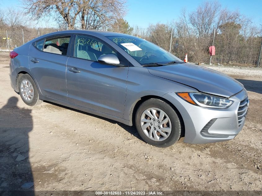 2017 HYUNDAI ELANTRA SE - 5NPD74LF1HH067404