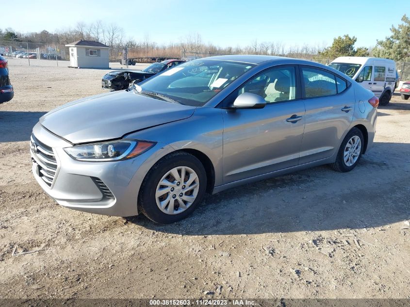 2017 HYUNDAI ELANTRA SE - 5NPD74LF1HH067404