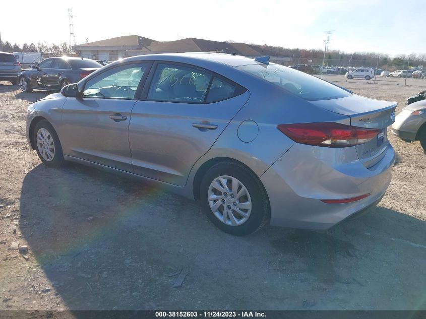 2017 HYUNDAI ELANTRA SE - 5NPD74LF1HH067404