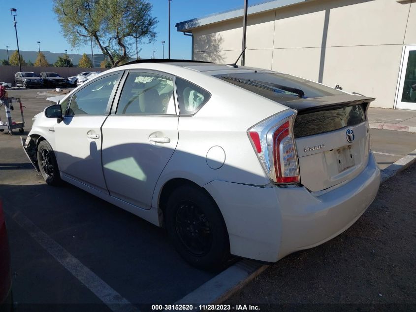 2015 TOYOTA PRIUS THREE - JTDKN3DU8F2004304