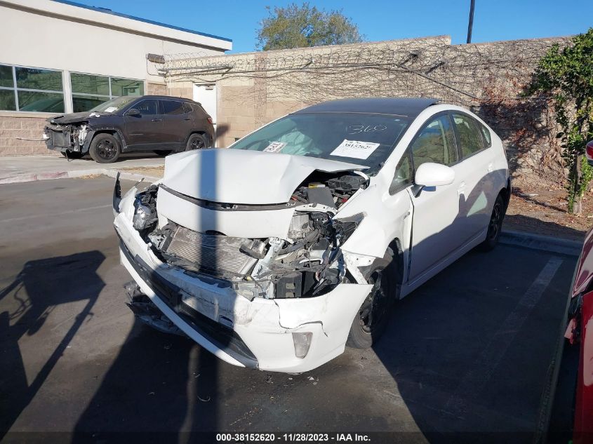 2015 TOYOTA PRIUS THREE - JTDKN3DU8F2004304