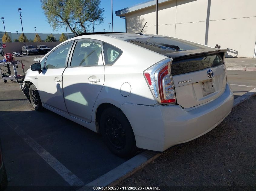 2015 TOYOTA PRIUS THREE - JTDKN3DU8F2004304