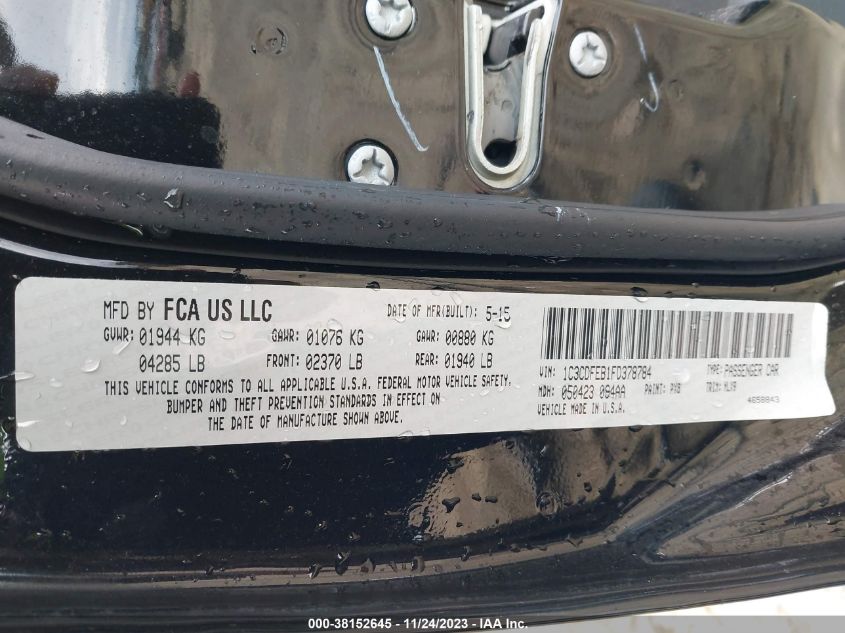 2015 DODGE DART GT - 1C3CDFEB1FD378784