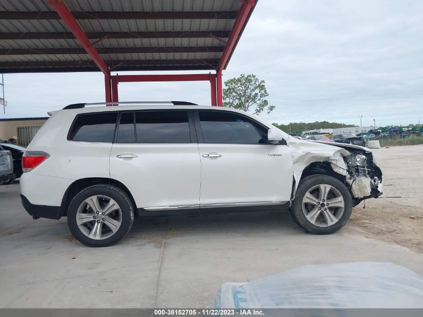 2013 TOYOTA HIGHLANDER LIMITED V6 - 5TDDK3EH5DS183331