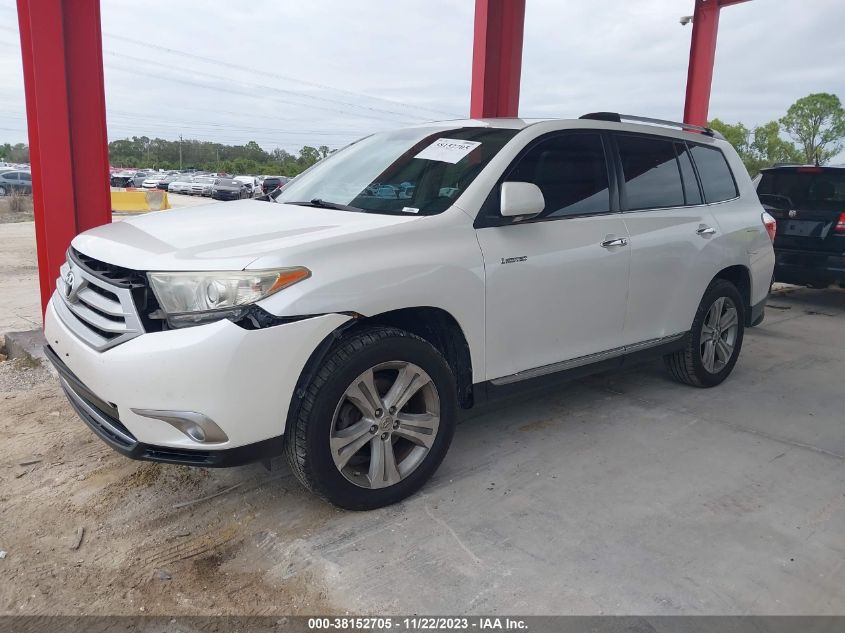 2013 TOYOTA HIGHLANDER LIMITED V6 - 5TDDK3EH5DS183331