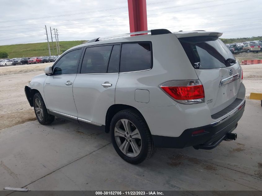 2013 TOYOTA HIGHLANDER LIMITED V6 - 5TDDK3EH5DS183331