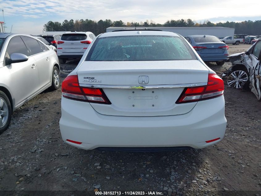 2015 HONDA CIVIC EXL - 19XFB2F94FE047005