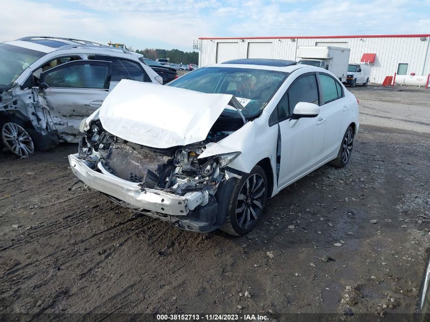2015 HONDA CIVIC EXL - 19XFB2F94FE047005