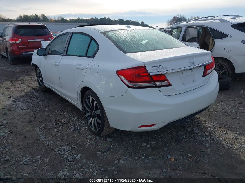 2015 HONDA CIVIC EXL - 19XFB2F94FE047005
