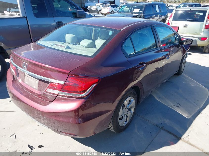 2014 HONDA CIVIC LX - 19XFB2F53EE049937