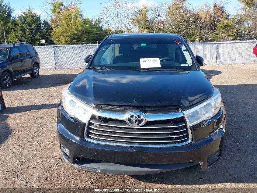2014 TOYOTA HIGHLANDER LE V6 - 5TDZKRFHXES031280