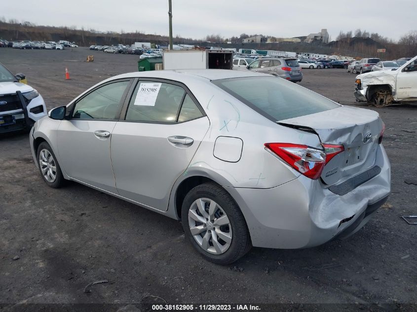 2015 TOYOTA COROLLA L/LE/LE PLS/PRM/S/S PLS - 2T1BURHE6FC364357