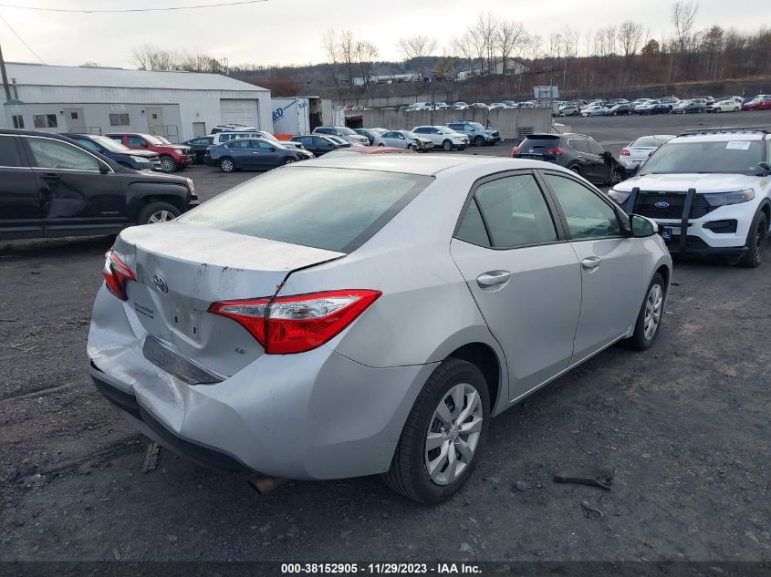 2015 TOYOTA COROLLA L/LE/LE PLS/PRM/S/S PLS - 2T1BURHE6FC364357