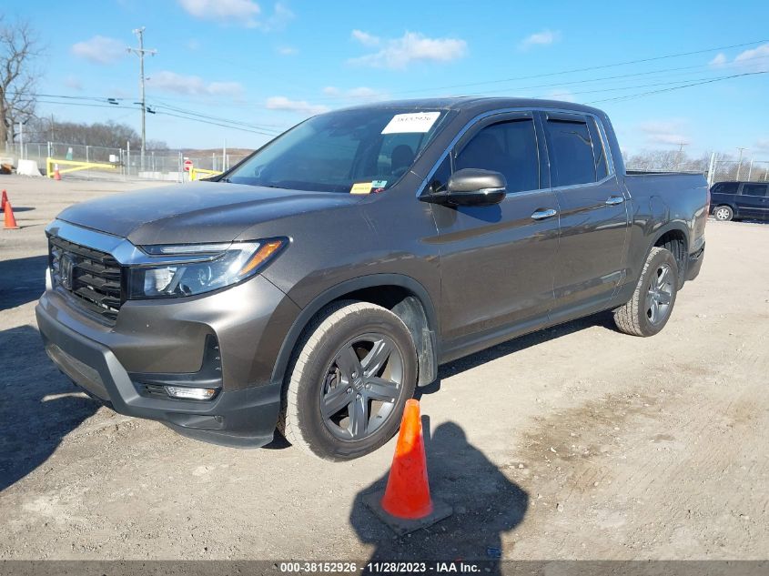 2021 HONDA RIDGELINE RTL-E - 5FPYK3F73MB013956