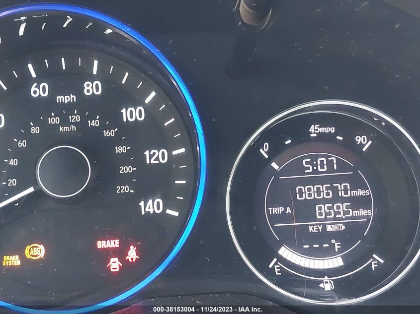 2016 HONDA HR-V LX - 3CZRU5H35GM721147