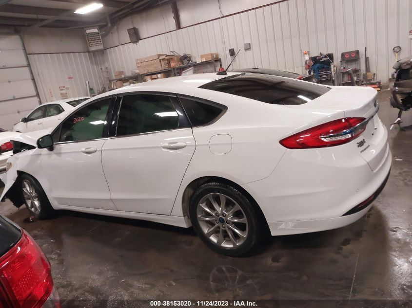 2017 FORD FUSION SE - 3FA6P0HD6HR247165