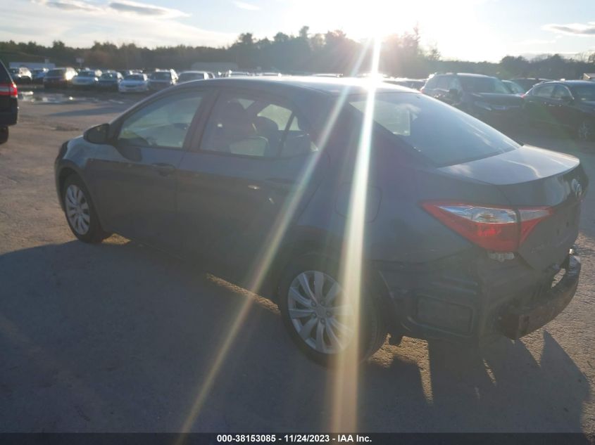 2014 TOYOTA COROLLA LE - 2T1BURHE5EC166657