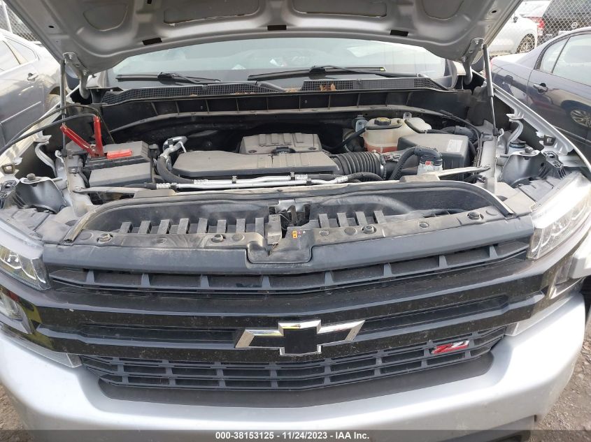 2021 CHEVROLET SILVERADO 1500 4WD  SHORT BED CUSTOM - 1GCPYBEKXMZ181381