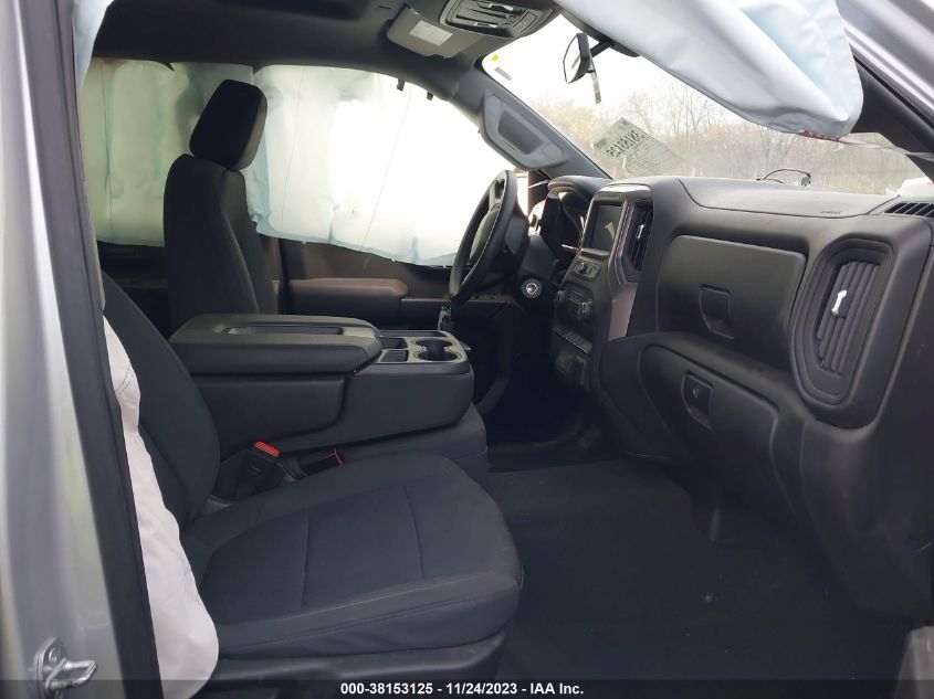 2021 CHEVROLET SILVERADO 1500 4WD  SHORT BED CUSTOM - 1GCPYBEKXMZ181381