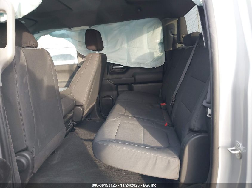 2021 CHEVROLET SILVERADO 1500 4WD  SHORT BED CUSTOM - 1GCPYBEKXMZ181381