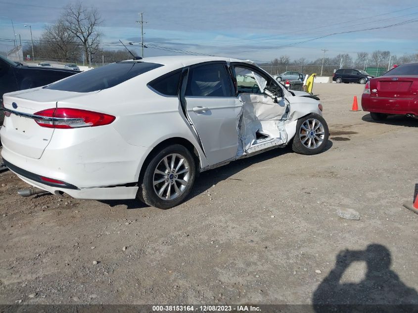 2017 FORD FUSION SE - 3FA6P0H71HR144794