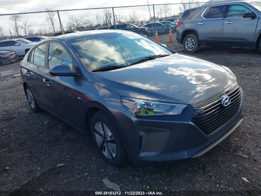 KMHC65LC3KU117593 Hyundai Ioniq Hybrid BLUE