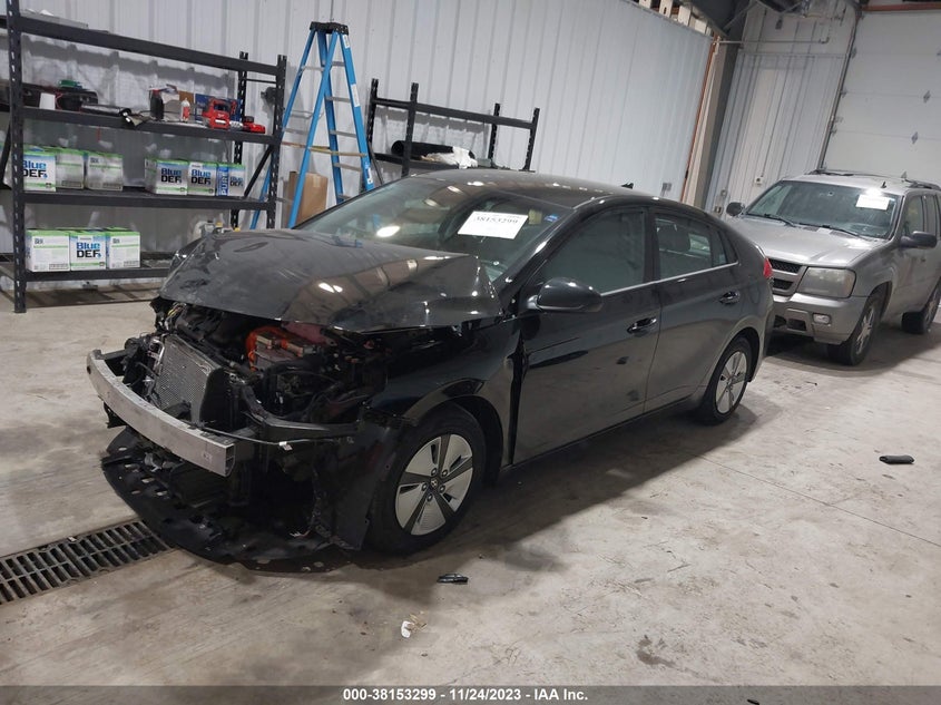 VIN KMHC65LC3MU252754 2021 HYUNDAI IONIQ HYBRID BLUE